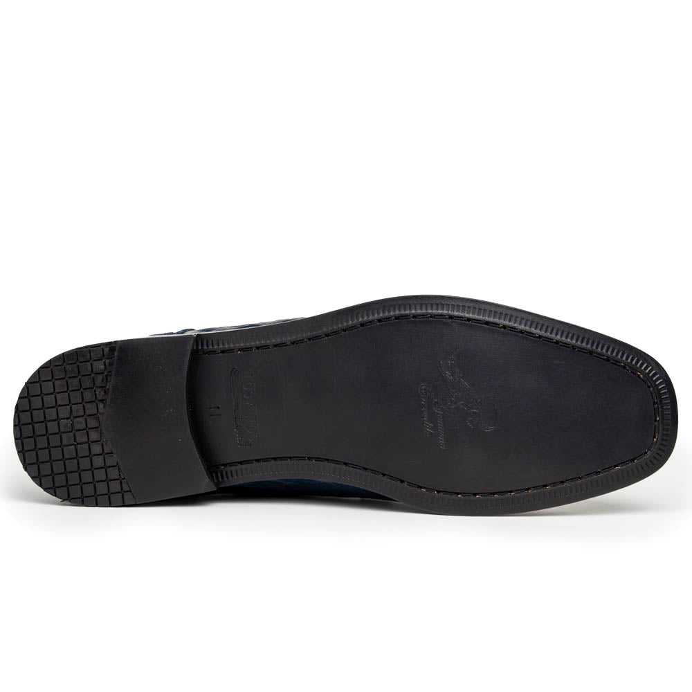 Los Altos Caiman Hornback Shoes Navy