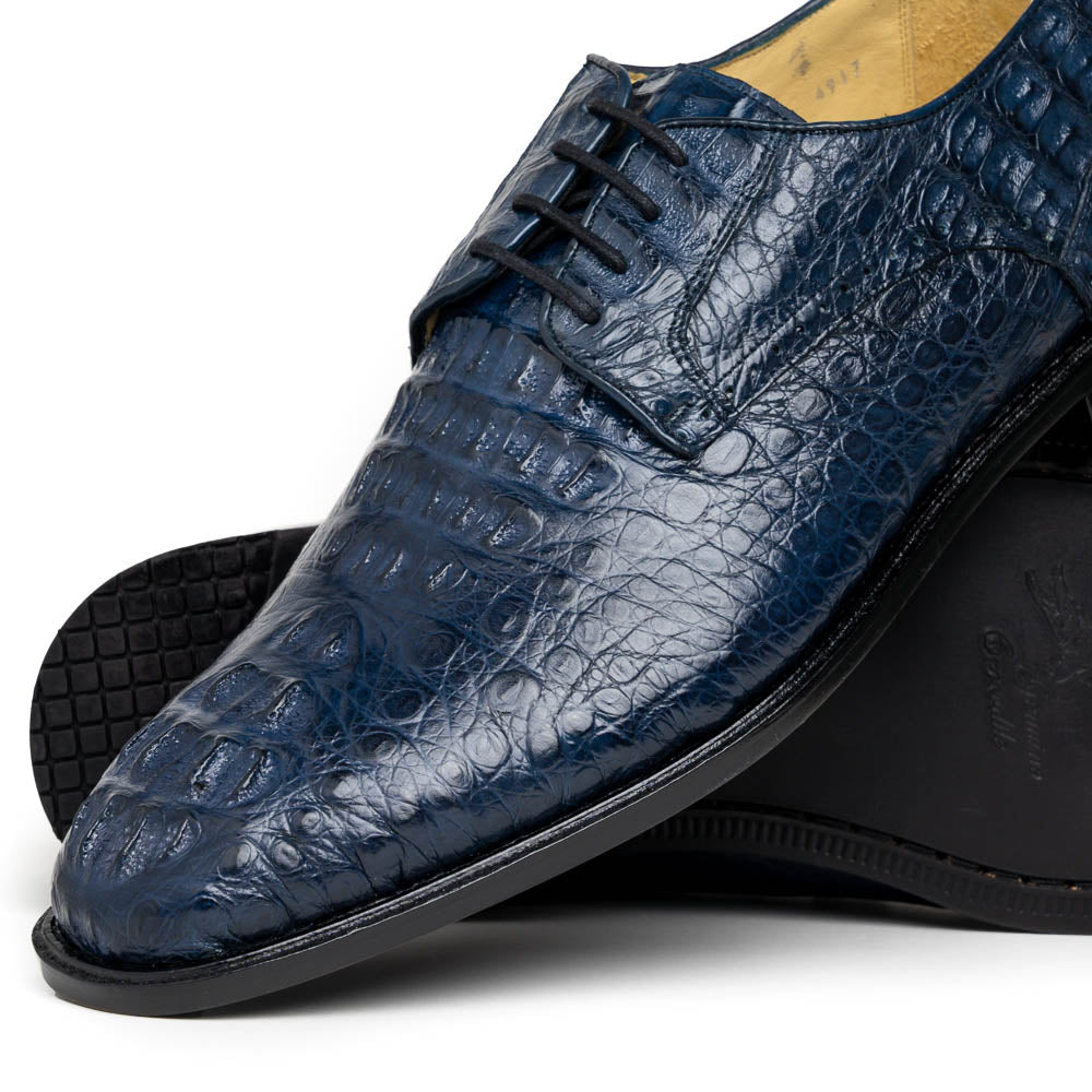 Los Altos Caiman Hornback Shoes Navy