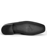 Los Altos Caiman & Lizard Bit Loafers Black