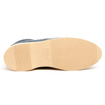 Los Altos Caiman & Ostrich Casual Shoes Blue Jean