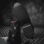 Los Altos Caiman Belly & Ostrich Casual Shoes Black