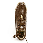 Los Altos Caiman & Ostrich Casual Shoes Brown