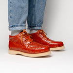 Los Altos Ostrich Casual Shoes Cognac