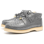 Los Altos Caiman & Ostrich Casual Shoes Gray