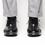 Los Altos Ostrich Sneakers Black