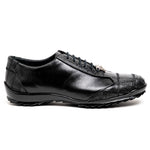 Los Altos Ostrich Sneakers Black