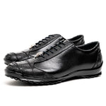 Los Altos Ostrich Sneakers Black