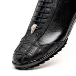 Los Altos Ostrich Sneakers Black