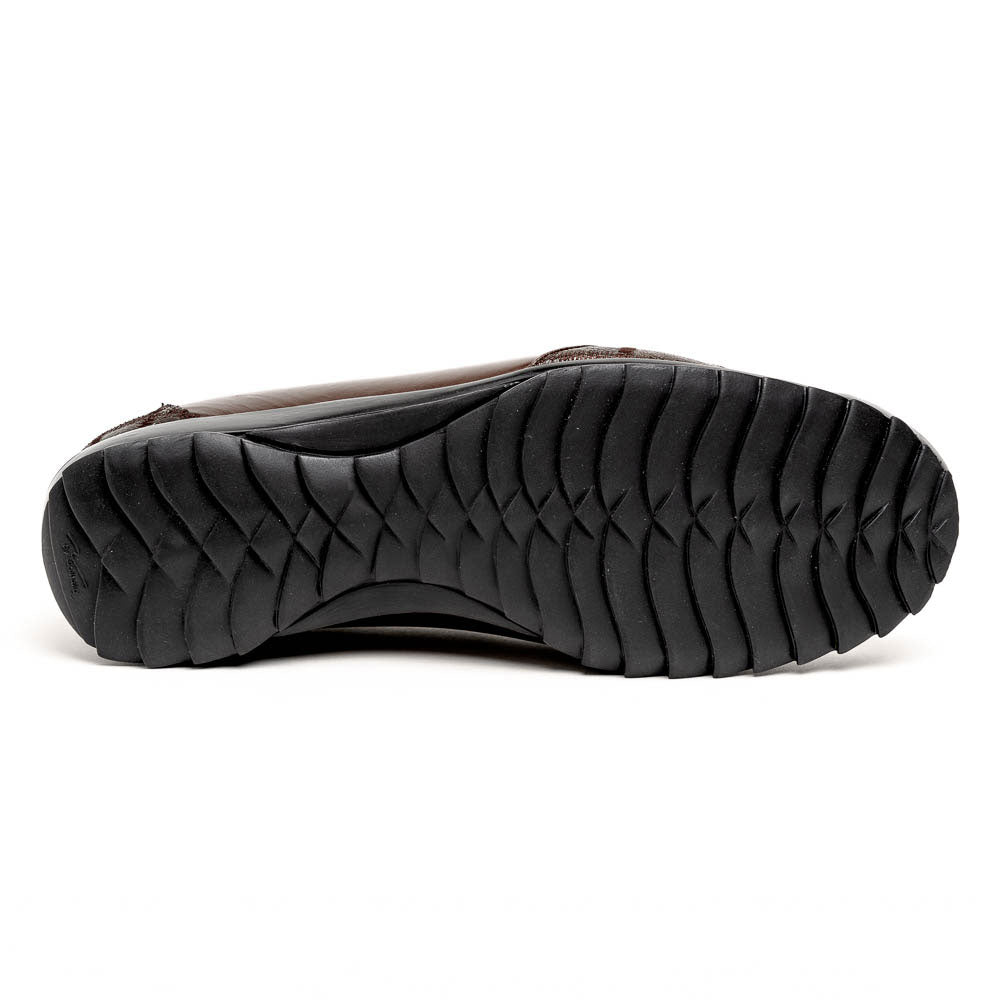 Los Altos Ostrich Sneakers Brown