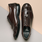 Los Altos Ostrich Sneakers Brown