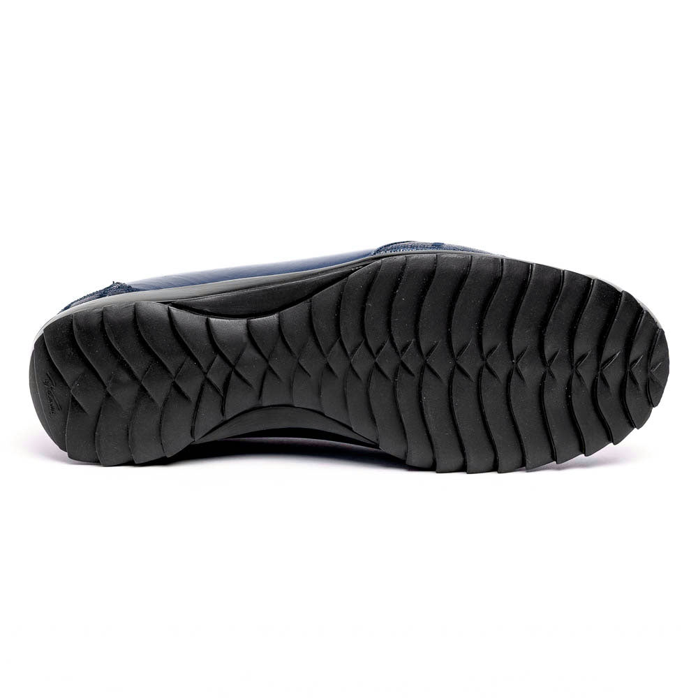 Los Altos Ostrich Sneakers Navy Blue