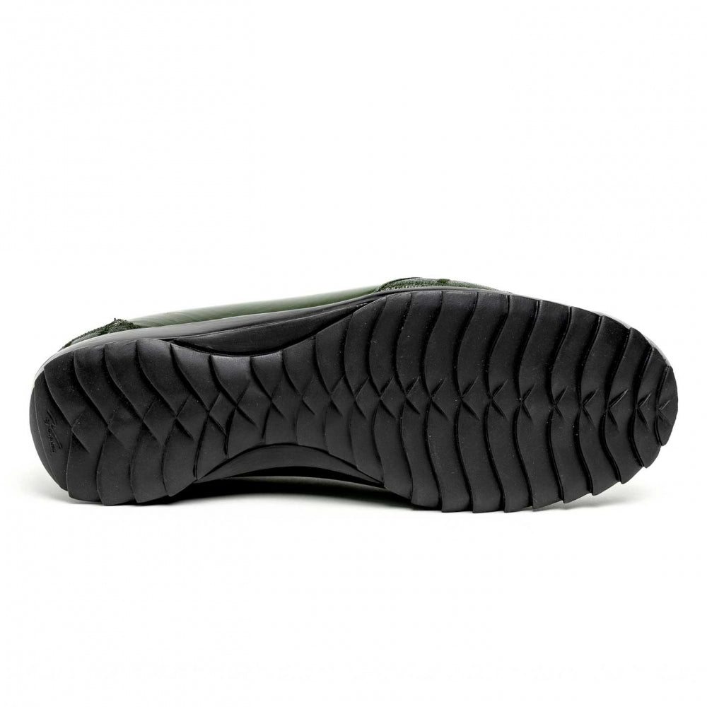 Los Altos Ostrich Sneakers Olive Green