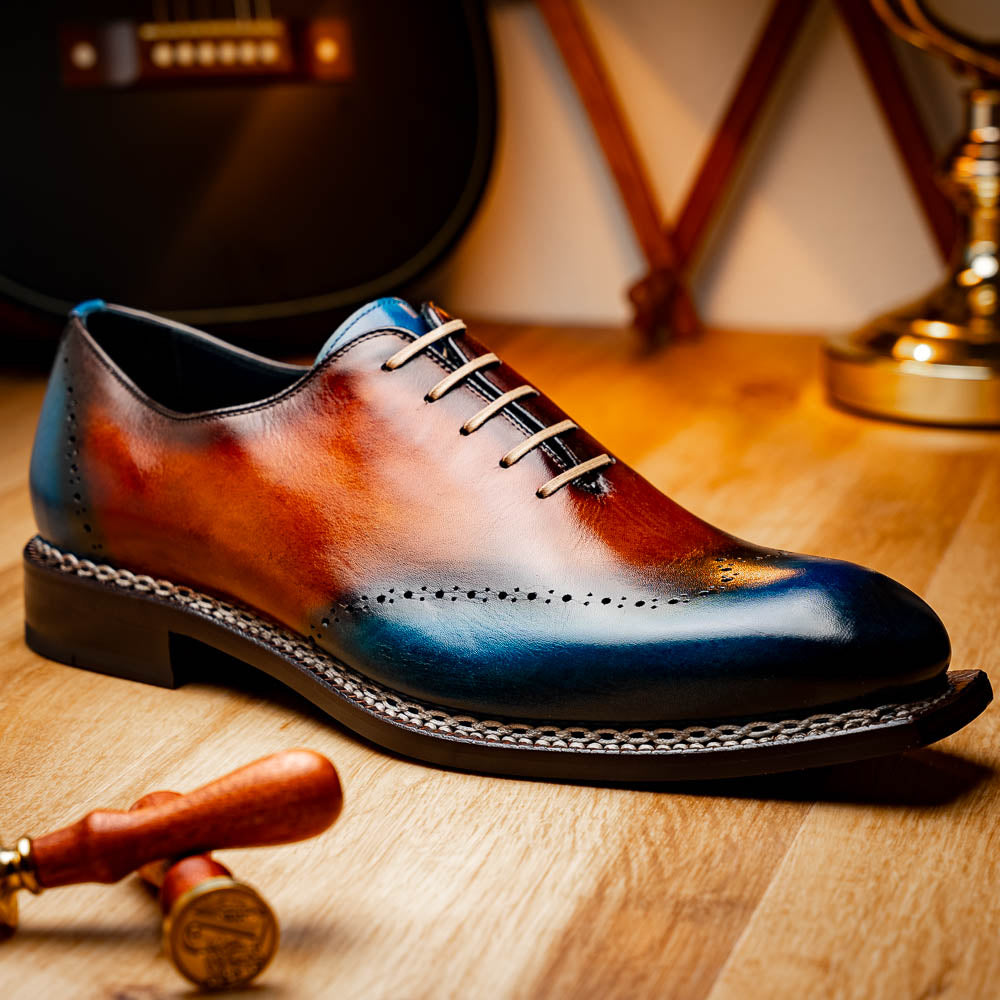 Harris Firenze 1913 Calfskin Shoes Marrone