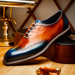 Harris Firenze 1913 Calfskin Shoes Marrone