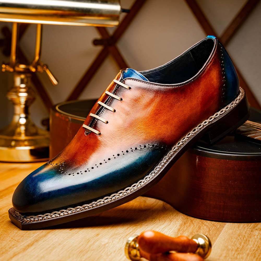 Harris Firenze 1913 Calfskin Shoes Marrone