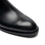 Bruno Magli Calvin Side Zip Leather Boot Black