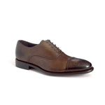 Calzoleria Toscana 2361 Cap Toe Oxfords Burnished Brown