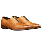 Calzoleria Toscana 2361 Cap Toe Oxfords Dark Caramel