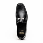Calzoleria Toscana 2444 Deerskin Bit Loafers Black