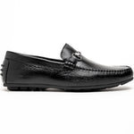 Calzoleria Toscana 2444 Deerskin Bit Loafers Black