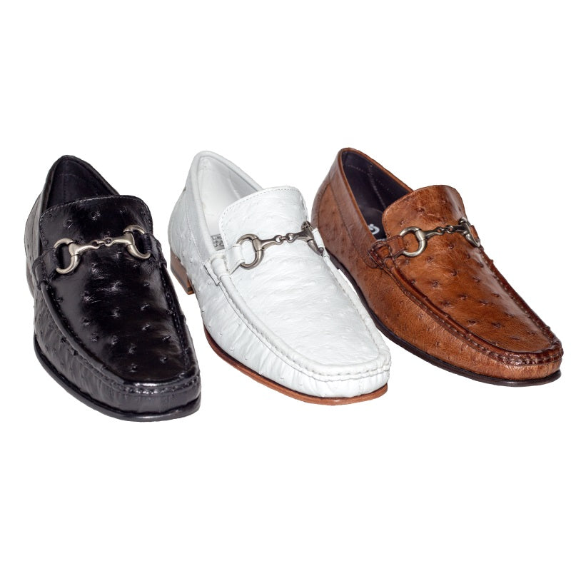 Calzoleria Toscana 3238 Ostrich Bit Loafers