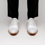 Calzoleria Toscana 4063 Ostrich Leg & Calf White