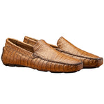 Calzoleria Toscana 4551 Crocodile Driving Shoes Cerris