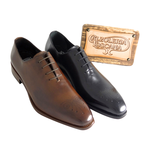 Calzoleria Toscana 4633 Medallion Toe Oxfords