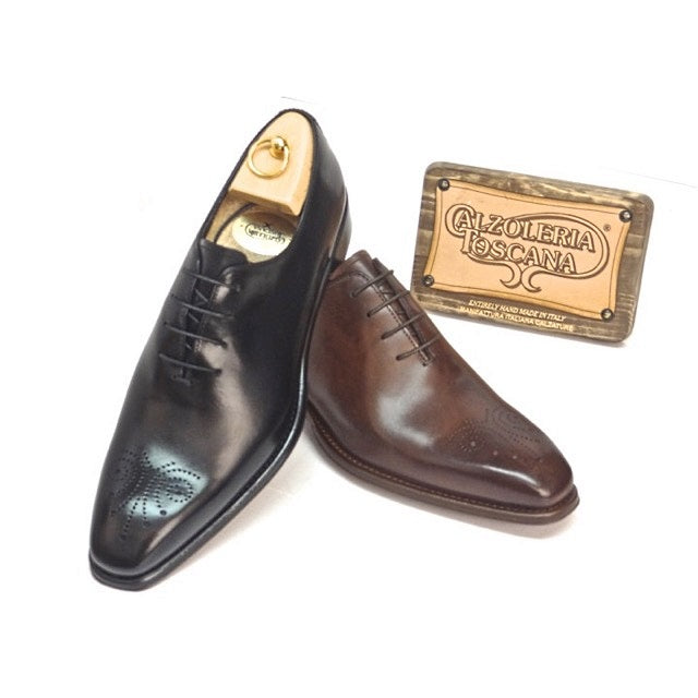 Calzoleria Toscana 4633 Medallion Toe Oxfords