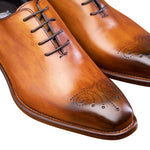 Calzoleria Toscana 4633 Wholecut Oxfords Dark Caramel