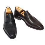 Calzoleria Toscana 4838 Printed Calfskin Penny Loafers