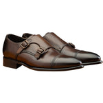 Calzoleria Toscana 6582 Monk Strap Shoes Moor