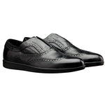 Calzoleria Toscana 7839 Elba Wingtip Sneakers Black