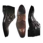 Calzoleria Toscana 8306 Caiman Monk Strap Boots