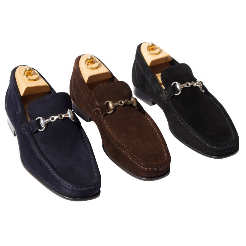 Calzoleria Toscana 8616 Suede Bit Loafers