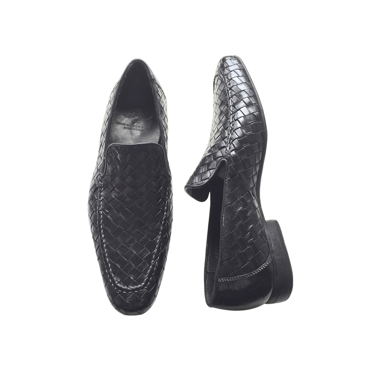 Calzoleria Toscana 9310 Woven Loafers Black