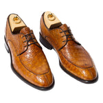 Calzoleria Toscana 9898 Alligator Bluchers Chestnut