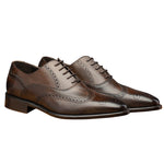 Calzoleria Toscana H310 Onice Wingtip Oxfords Fondant