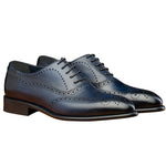 Calzoleria Toscana H742 Wingtip Oxfords Blue