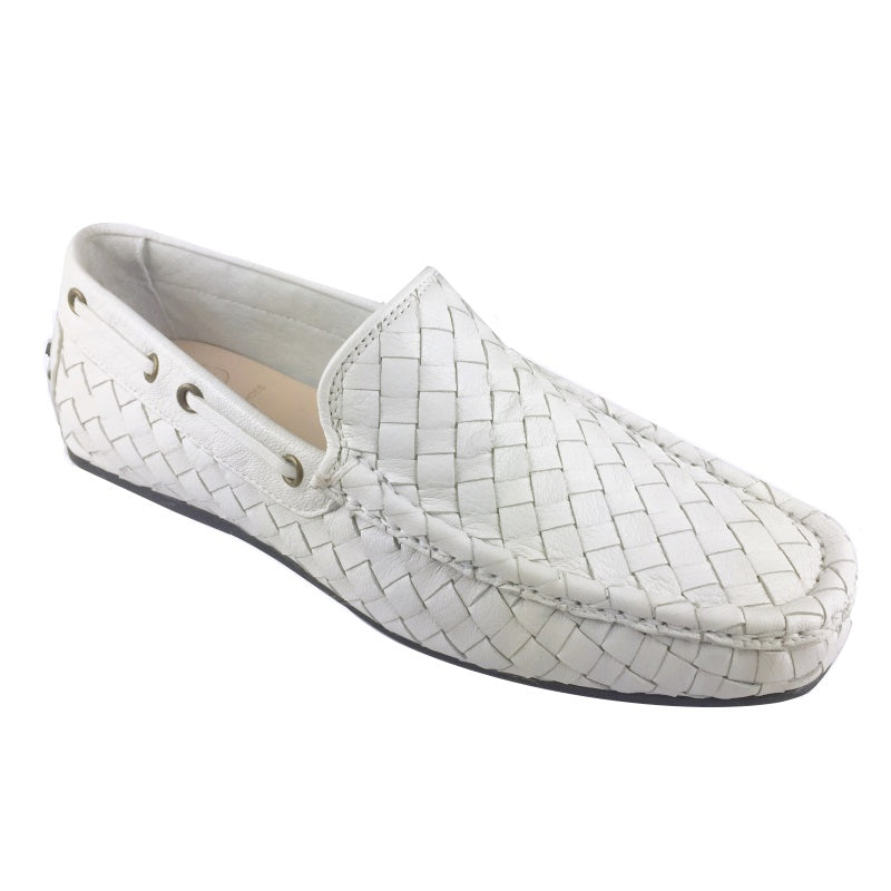 Calzoleria Toscana A748 Woven Loafers White