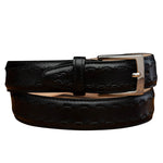 Calzoleria Toscana C1482 Stitched Belt Black