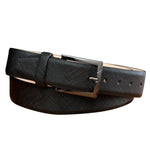 Calzoleria Toscana C1499 Saffiano Belt Black