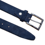 Calzoleria Toscana C1499-S Suede Belt Blue