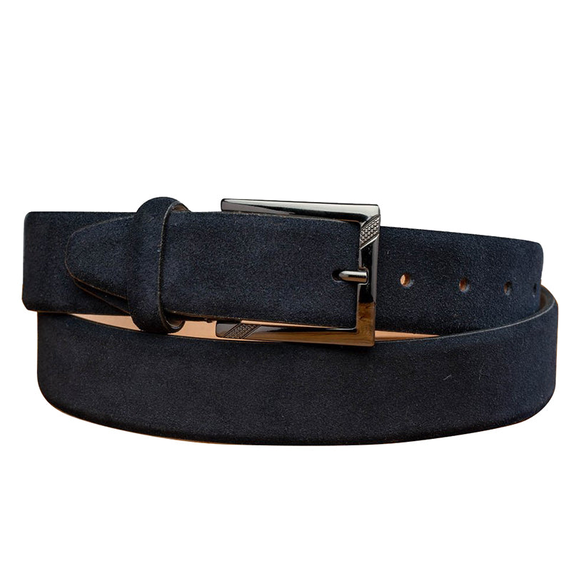 Calzoleria Toscana C1499-S Suede Belt Blue