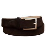 Calzoleria Toscana C1499-S Suede Belt Chocolate