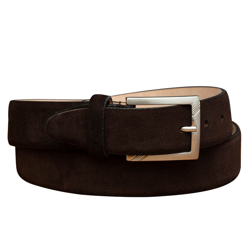 Calzoleria Toscana C1499-S Suede Belt Chocolate