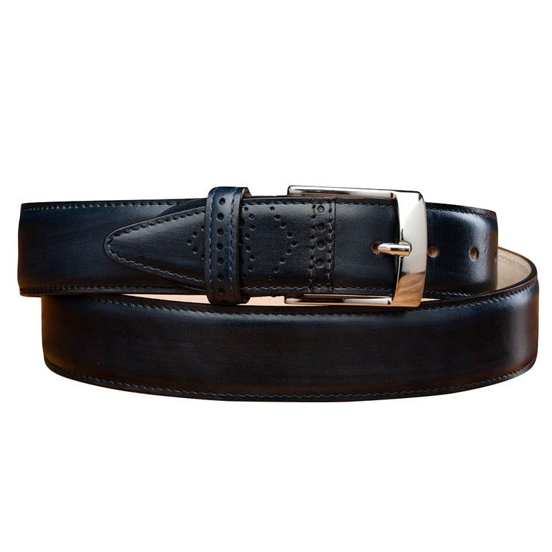 Calzoleria Toscana C1732 Medallion Belt Blue