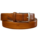 Calzoleria Toscana C1732 Medallion Belt Chestnut