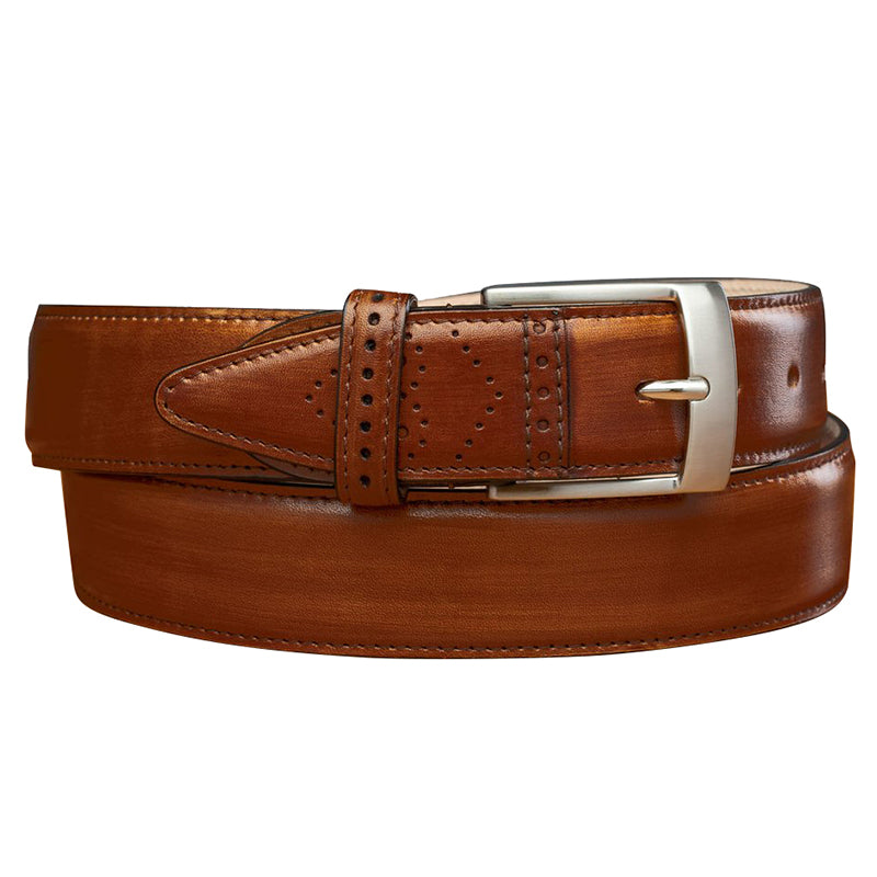 Calzoleria Toscana C1732 Medallion Belt Dark Caramel