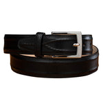Calzoleria Toscana C2216 Stitched Belt Black